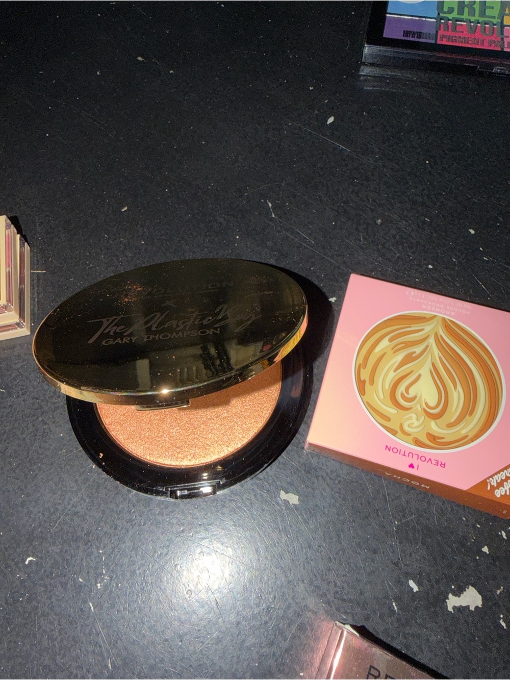 Revolution Luminous Baked Highlighter - Shimmery Gold Peach